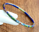 Bracelets chinois en cloisonné Bracelets Artisan d'Asie Bleu foncé