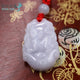 Pendentif Signes du Zodiaque en Jade Blanc Pendentifs & Amulettes Artisan d'Asie Rat