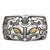 Artisan d'Asie Bagues S (31 - 44mm) Bague Tāotiè en argent 925 et cuivre