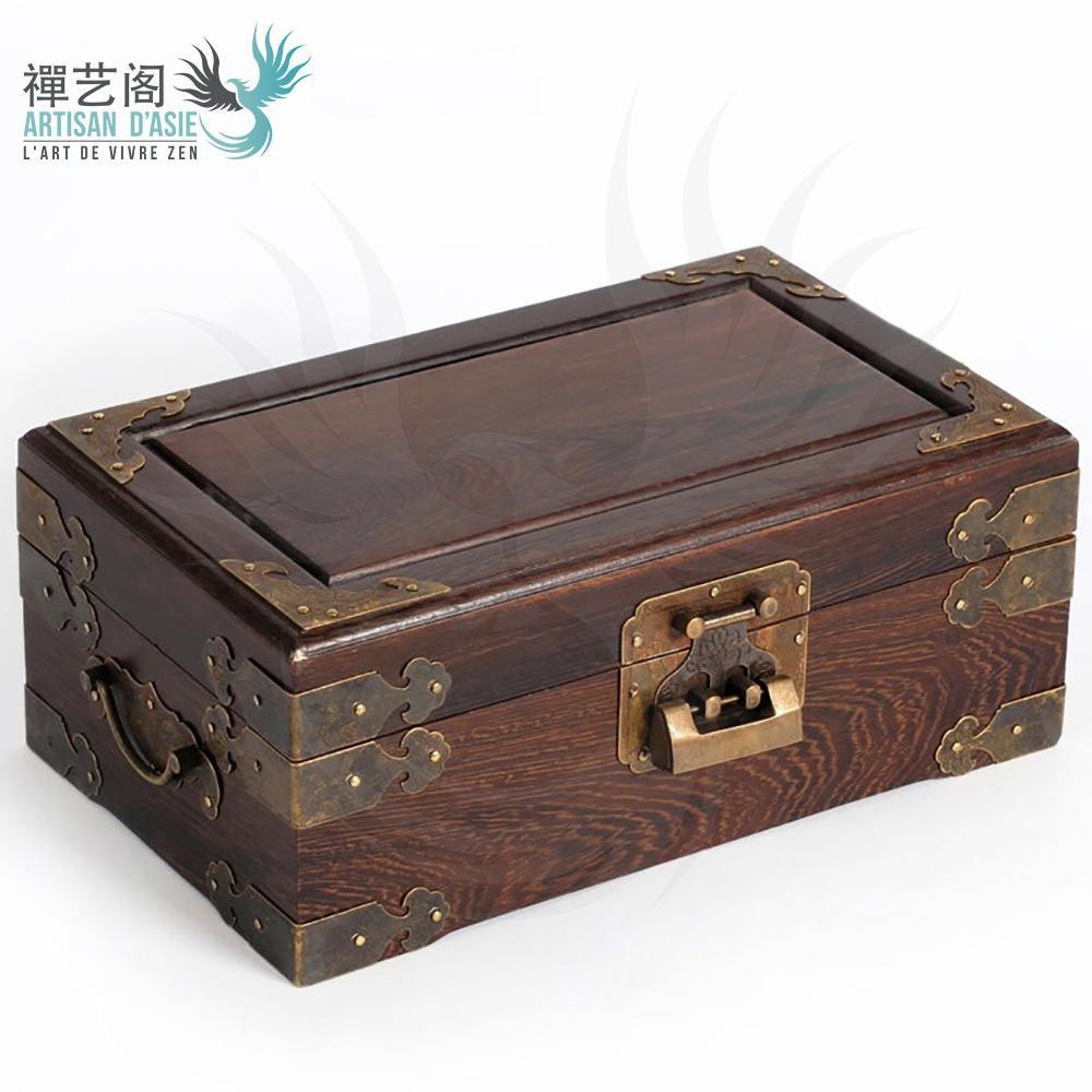 Chinese wood box of wengé