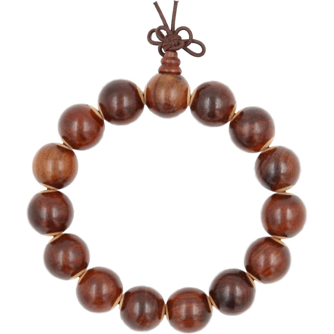 Artisan d'Asie Bracelets Malas Bracelet mala en bois de rose