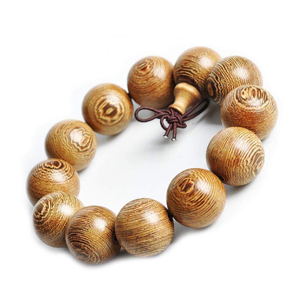 Artisan d'Asie Bracelets Malas M (23 cm) Bracelet mala en bois de wengé