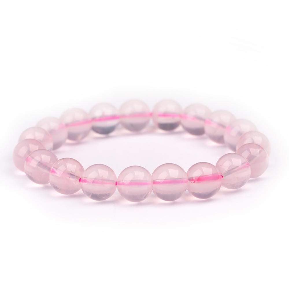 Artisan d'Asie Bracelets Malas S (18 cm) Bracelet mala en cristal rose