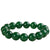 Artisan d'Asie Bracelets Malas S (18 cm) Bracelet mala en pierre d'agate verte