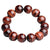 Artisan d'Asie Bracelets Malas S (18 cm) Bracelet mala en pierre d'oeil de tigre rouge