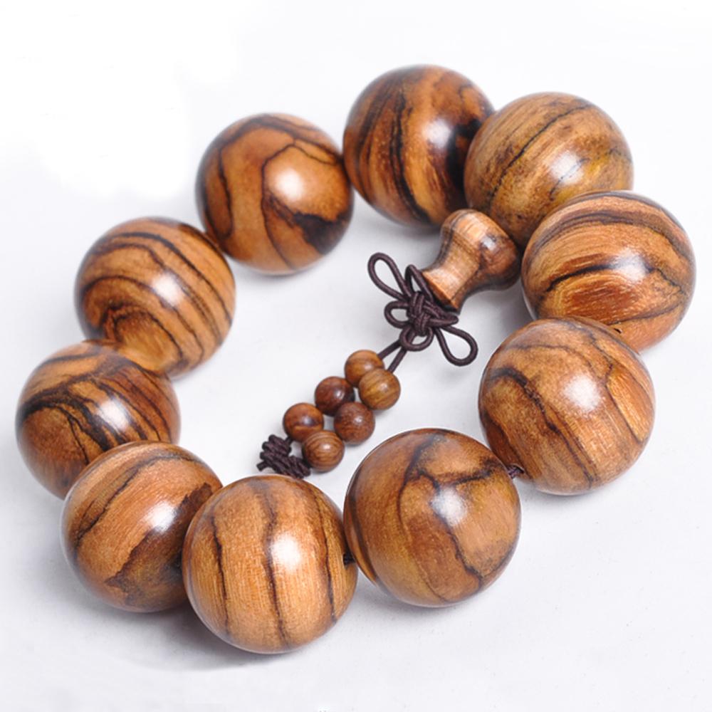 Mala bracelet in oud wood