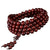 Premium red sandalwood mala bracelet