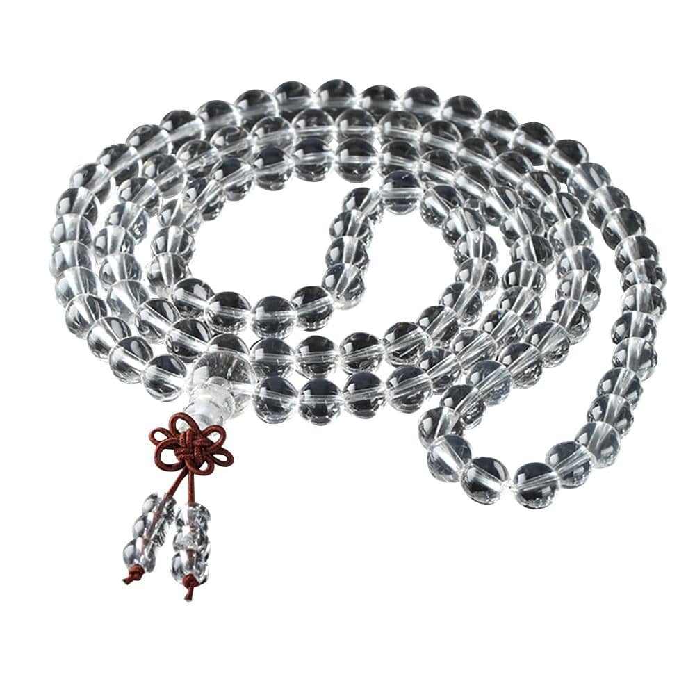 Artisan d'Asie Colliers Malas M (64,8 cm) Collier mala en cristal