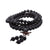 Artisan d'Asie Colliers Malas M (64,8 cm) Collier mala en pierre de lave