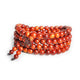 Artisan d'Asie Colliers Malas M (65 cm) Collier mala en bois d'agathis alba