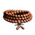 Premium brown sandalwood mala necklace