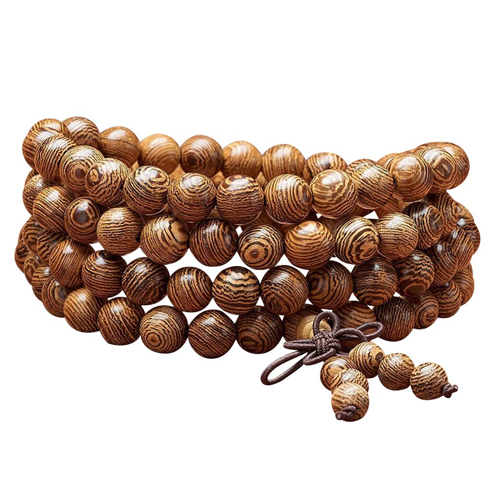 Mala necklace in wenge wood