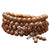 Artisan d'Asie Colliers Malas M (65 cm) Collier mala en bois de wengé