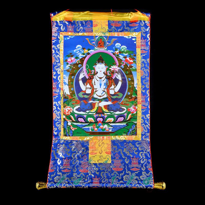 Painting Thangka Guanyin