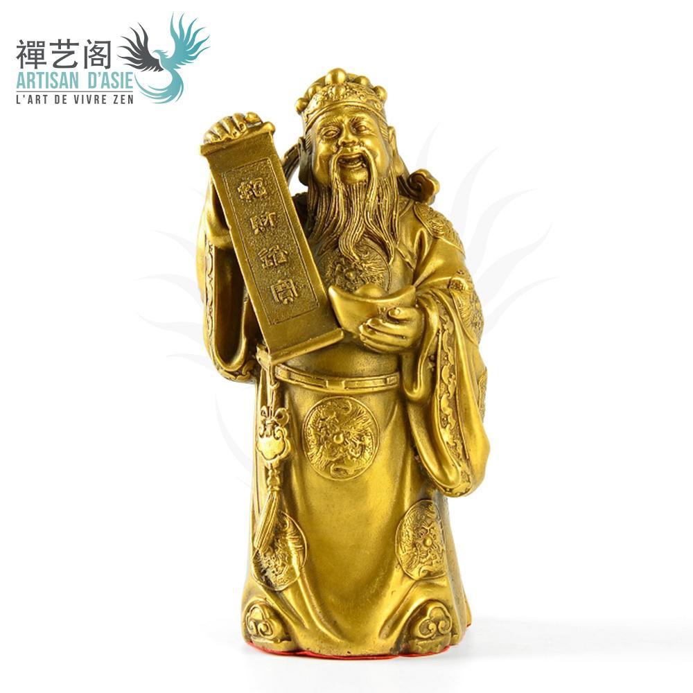 Rainbow brass statue