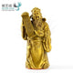 Artisan d'Asie Statues Asiatiques S - 17.5 cm Statue Caishen en cuivre jaune