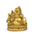 Artisan d'Asie Statues Bouddha Cuivre Jaune - Taille M - 15 cm Statue Bouddha rieur Maitreya en cuivre ou cuivre jaune