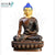 Shakyamuni Buddha statue in copper painted head