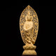 Artisan d'Asie Statues Bouddha Statue Bodhisattva Guanyin en Buis