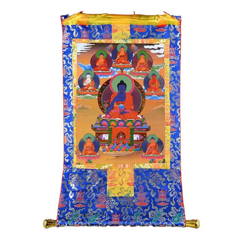 Mandala à colorier sur coton - Artisan d'Asie