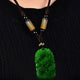 Pendentif Feng Shui Dragon en Jade Pendentifs & Amulettes Artisan d'Asie